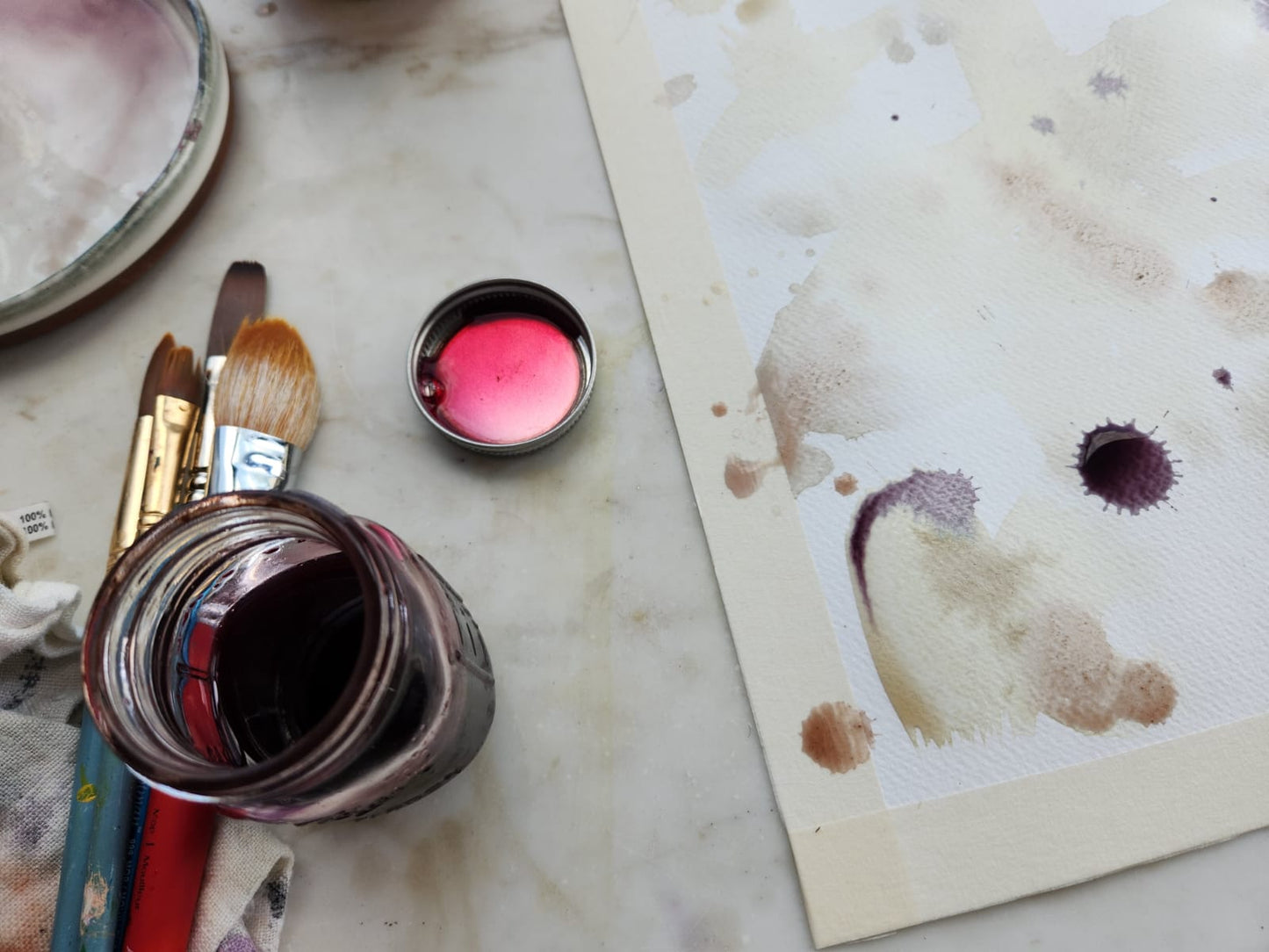 Seasonal Ink Making & Abstract Art Workshop - (Fall 2026)