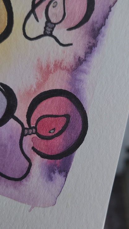 Winter Lights: Watercolour and Mixed Media Card Workshop