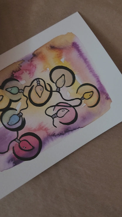 Winter Lights: Watercolour and Mixed Media Card Workshop