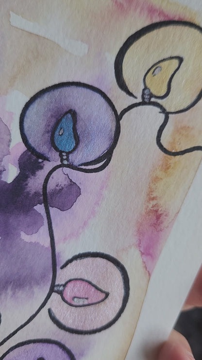 Winter Lights: Watercolour and Mixed Media Card Workshop