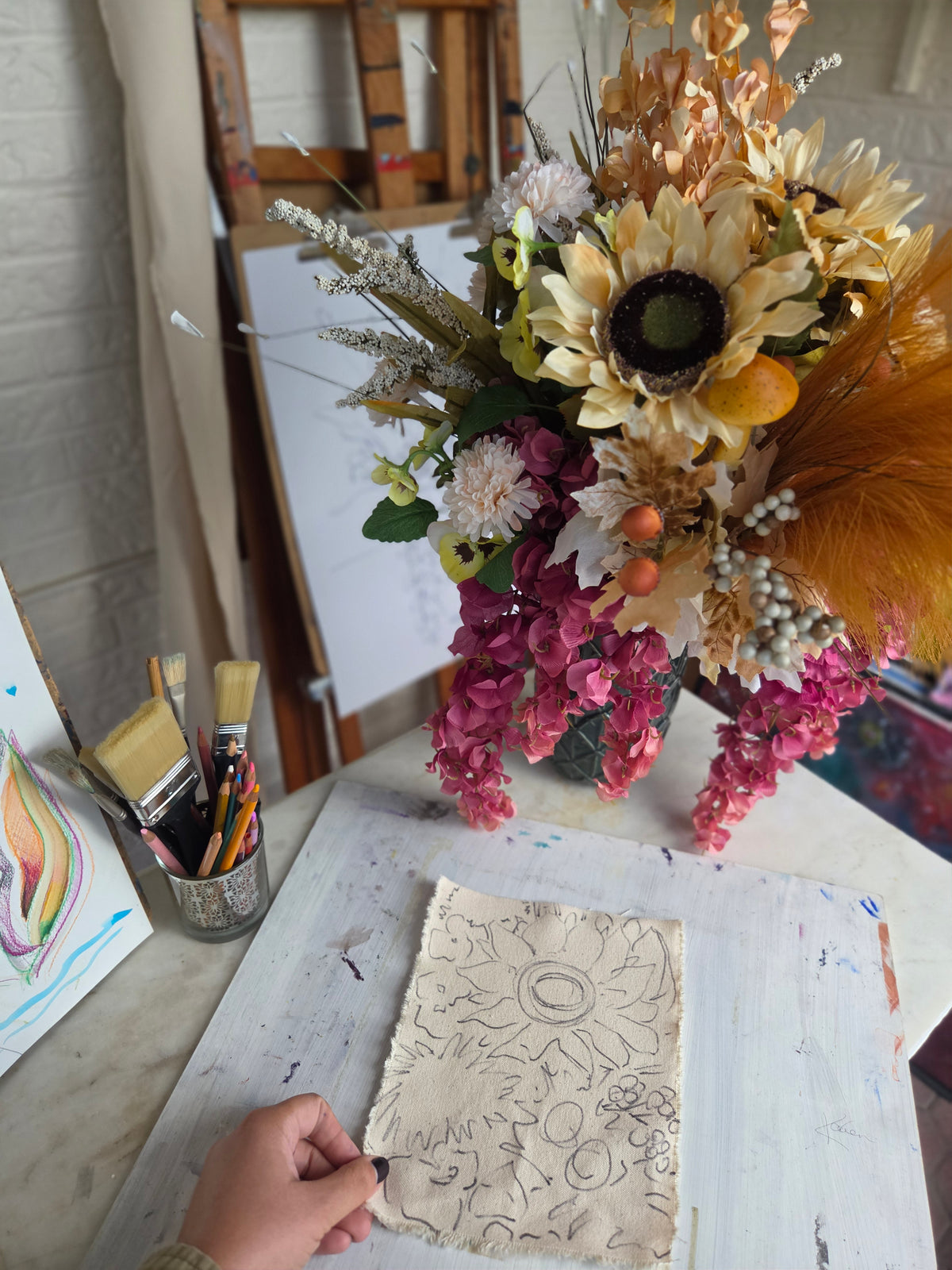 Still Flowering: a Mixed Media Workshop (Autumn)